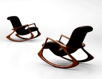 Vladimir Kagan Contour Rocking chair 175F
