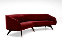 Vladimir Kagan Fifth Avenue Angled sofa