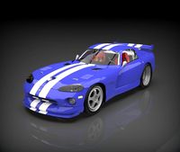 dodge viper 3d model