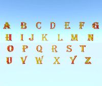 Alphabet Low Poly Alger