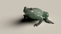 Frog basemesh version B - 5 k tris
