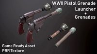 WWII Granade Launcher plus Grenades