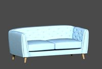 Harvey Norman Studio Medium Sofa  Cosmo Blue