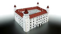 Bratislava castle  central palace- Slovakia