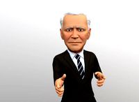 Joe Biden stylized 3D caricature