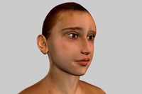 the woman body model