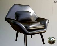 contemporary modern chair asset for architectural visualization
