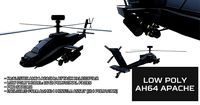 Low Poly AH64 Apache