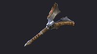 Fantasy Stylish Weapon- Mace of Shaw Low-poly 3D model