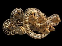 Richard Deacon wood sculpture