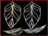 Leaf gold and Silver