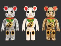 neko blessing bearbrick size 1000 3 in 1