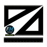 Drafting Ruler and Squares set