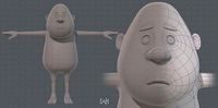Base mesh boy character V09