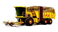 3D JPS Small loading wagon with harvester included