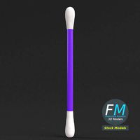 Stylized Cotton Swab