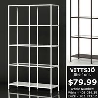 VITTSJO Shelf unit medium
