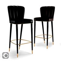 Dillon Designer Leather Bar Stool