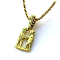 Zodiac pendant Gemini BN005 | 3D