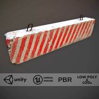 Concrete Roadblock Barrier