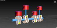cylinder piston animation