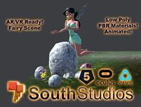 Animated Fairy Tales AR VR Unity 3dsmax