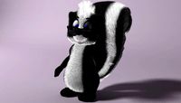 Cartoon Skunk Rigged