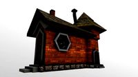 Low-poly Fantasy Castle