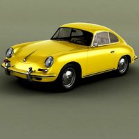 Porsche 356B  Coupe