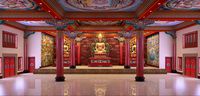 Tibetan pagoda Interior