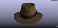 Indiana Jones Brown Stylish Fedora Hat