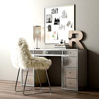 DELANEY MIRRORED STORAGE DESK