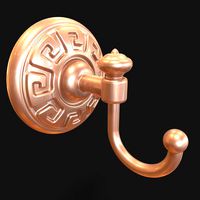 Hook with Greek meanders pattern