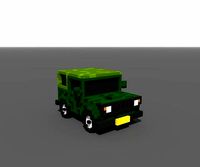3D voxel jeep