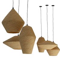 Chandeliers Rottan Set 4