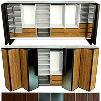 Wardrobe folding doors
