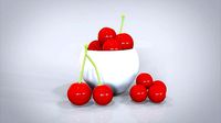 Bowl of Cherries 3D model