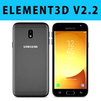 E3D - Samsung Galaxy J3 Official 2017 Black model 3D