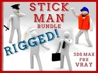 Stickman Rigged with costumes