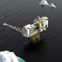 Ivar Aasen Offshore Oil platform