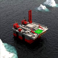 Balder Offshore Oil drilling  Rig