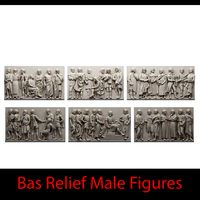 Bas Relief Male Figures