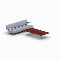 1061 - Sofa Chair and Table Set
