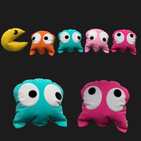 Pacman pillow set