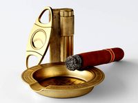 Cigar Starter Kit Brass