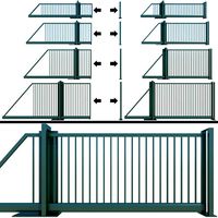Sliding gate wicket