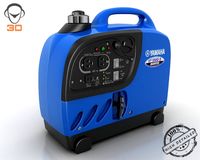 Portable Power Generator 3D Model