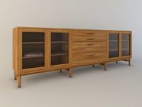 Norrgavel Modul med ben 3D Model