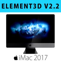 E3D - Apple iMac Pro 2017 27 Inches model 3D