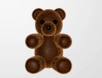 Teddy Bear with Hair